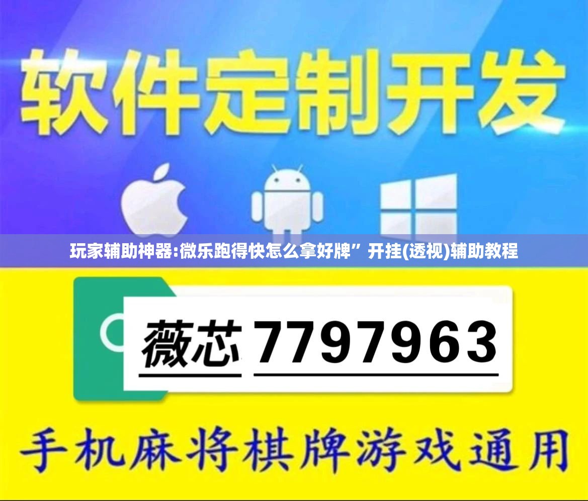 玩家辅助神器:微乐跑得快怎么拿好牌”开挂(透视)辅助教程