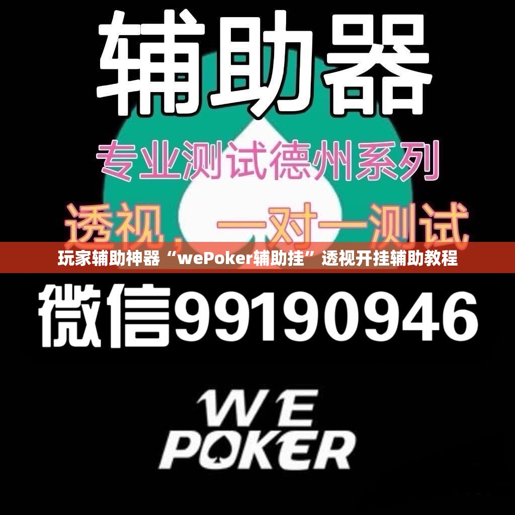 玩家辅助神器“wePoker辅助挂”透视开挂辅助教程
