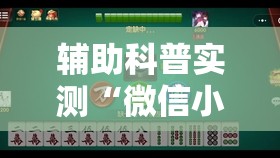 辅助科普实测“微信小程序微乐麻将开挂教程下载	”最新辅助详细教程