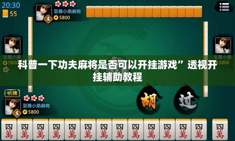 科普一下功夫麻将是否可以开挂游戏	”透视开挂辅助教程
