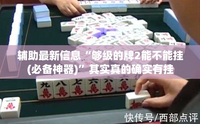辅助最新信息“够级的牌2能不能挂(必备神器)	”其实真的确实有挂